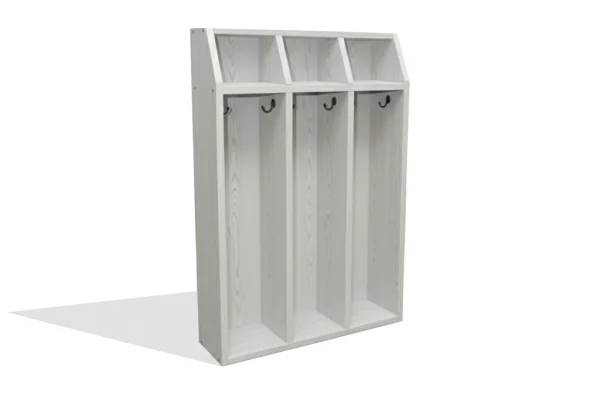 Шкаф детский навесной 3-х секционый для полотенец