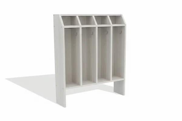 Шкаф детский напольный 4-х секционный для полотенец