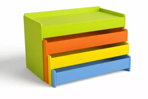 Кровать детская четрехъярусная выкатная