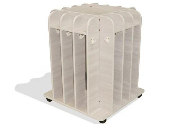 Шкаф детский напольный 16-ти секционный для полотенец