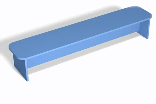 Скамья детская цветная