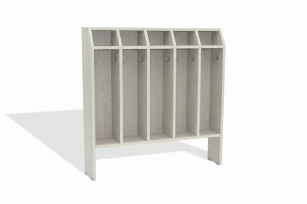 Шкаф детский напольный 5-ти секционный для полотенец