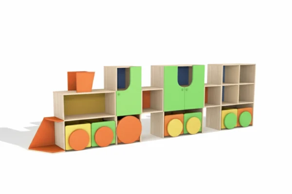 Стенка детская "Паровозик"